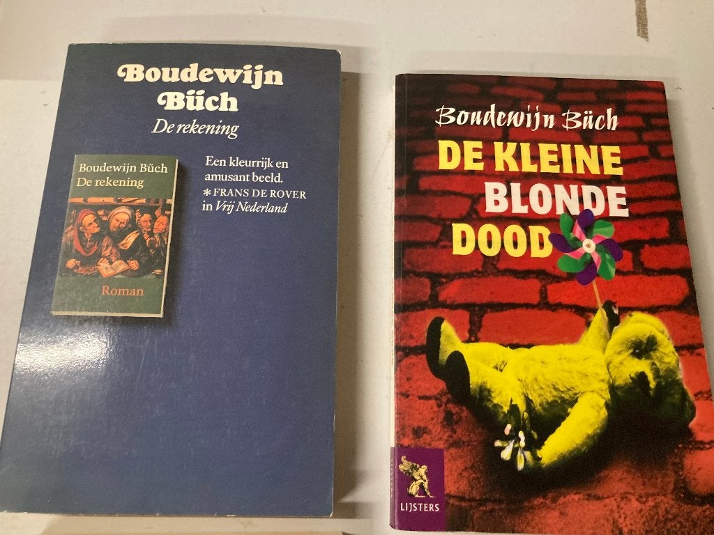 T.K. nog 6 boeken van Boudewijn Buch Zie actuele lijst, Boeken, Ophalen of Verzenden, Gelezen, Boudewijn Büch, Nederland