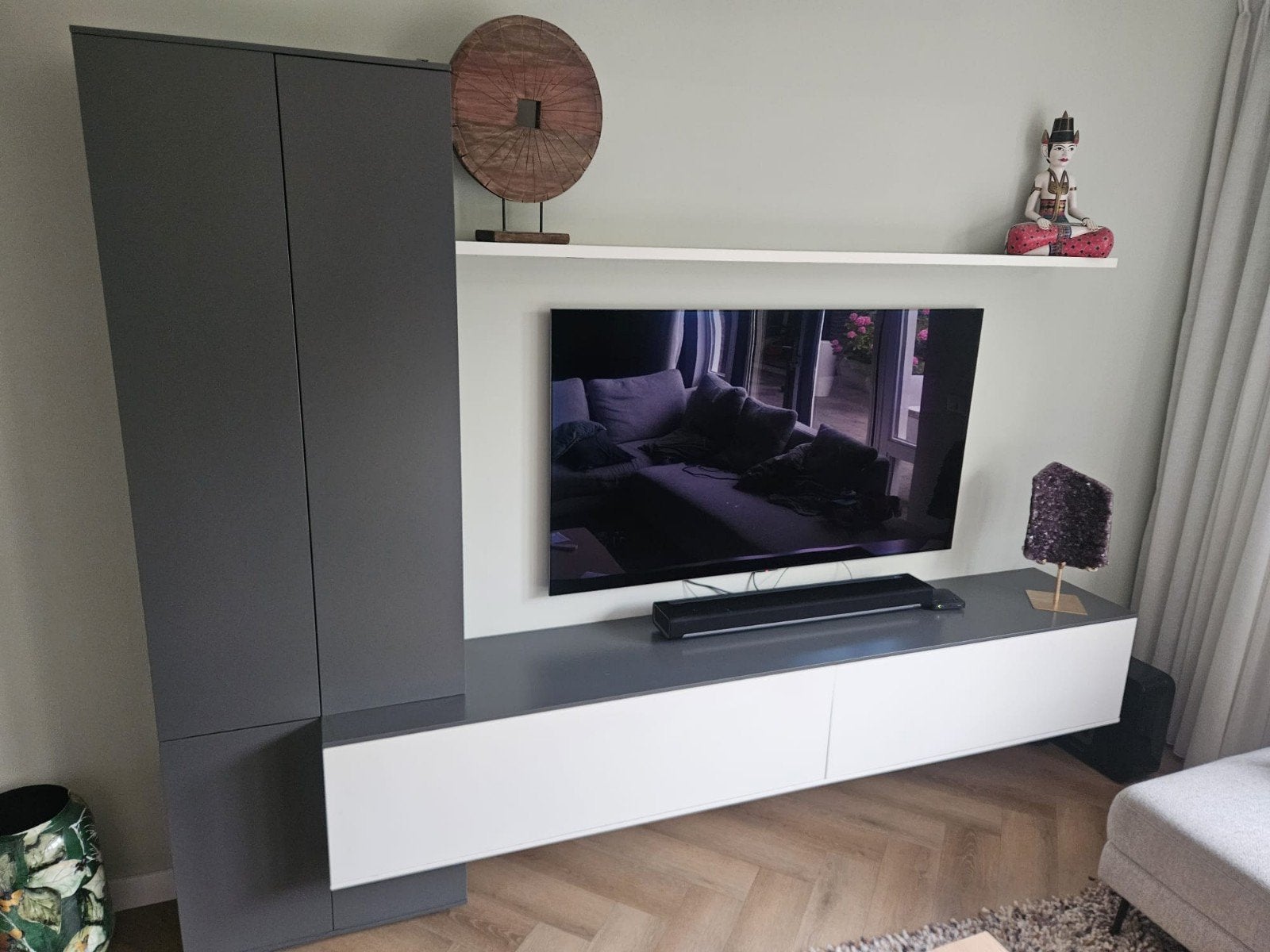 Prachtige groot interstar tv meubel, Ophalen, Gebruikt, 200 cm of meer, 200 cm of meer