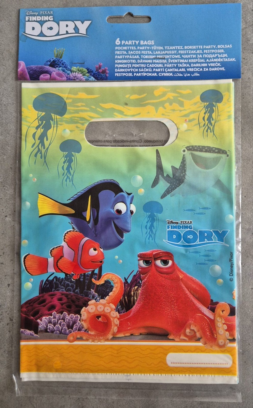 Finding Dory Feestzakjes - 6 stuks per pakje, Ophalen, Nieuw, Feestartikel, Film of Tv