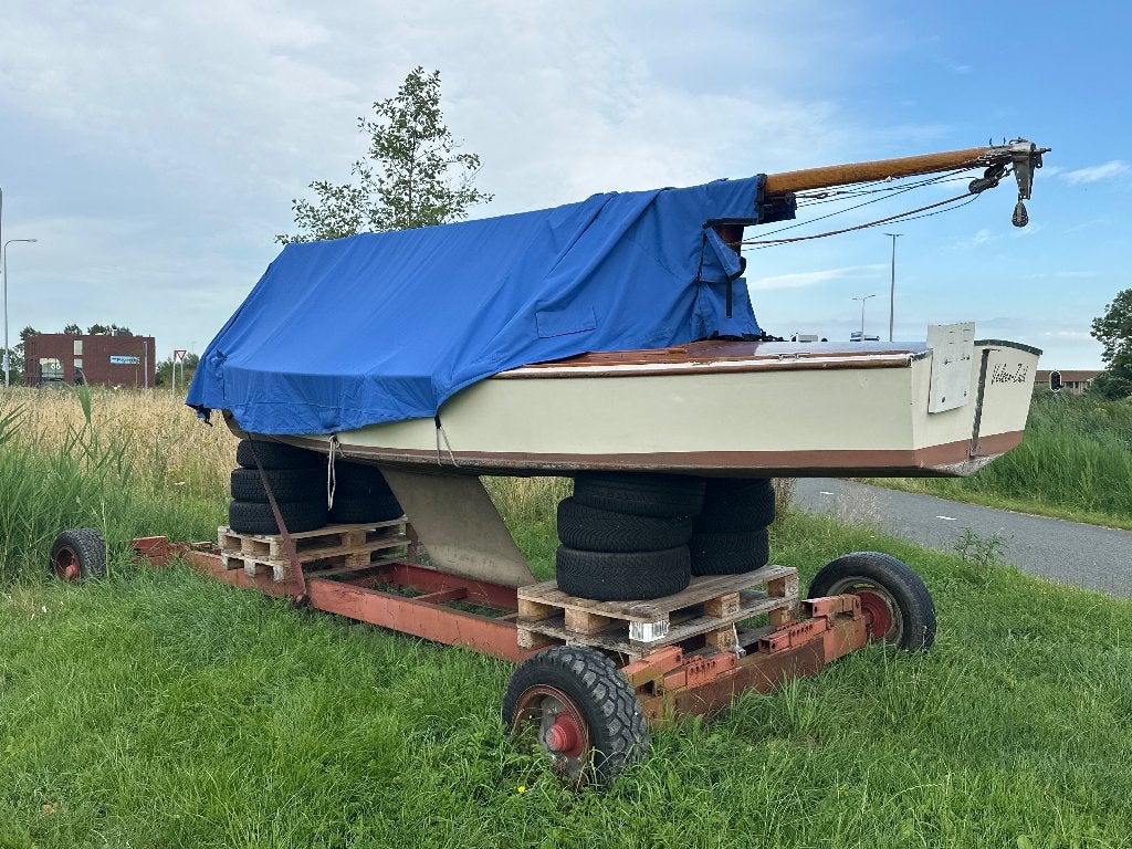 Watersport Zijlboot onderdeel opknapper met trailer MOET WEG, Watersport en Boten, Ophalen, Gebruikt, Minder dan 15 m²