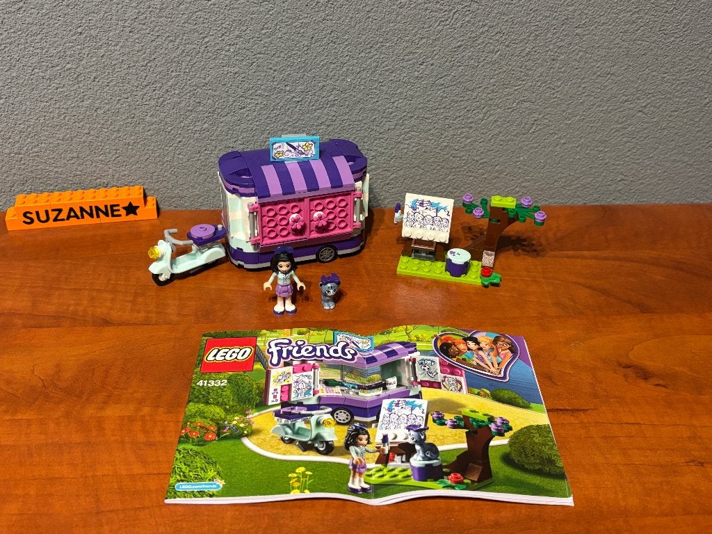 Lego 41332- Friends- Emma's Art Stand, Kinderen en Baby's, Lego, Friends, Ophalen of Verzenden, Zo goed als nieuw