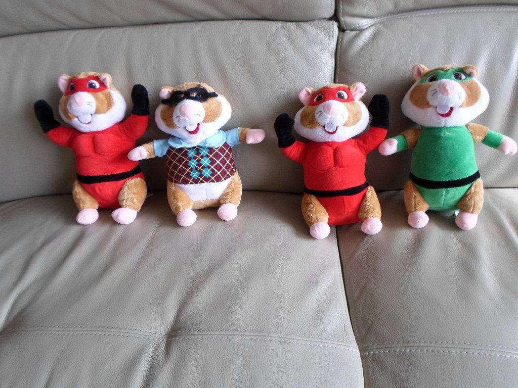 4 AH knuffels, Overige karakters, Ophalen of Verzenden, Zo goed als nieuw, Overige typen