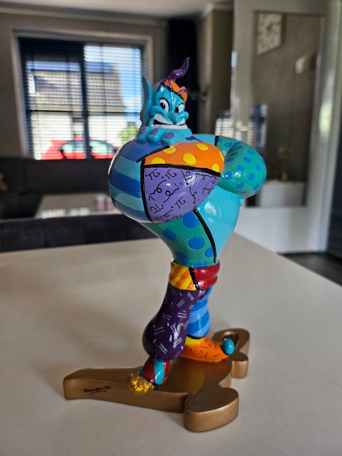 Disney Britto The Genie, Ophalen of Verzenden, Zo goed als nieuw, Beeldje of Figuurtje