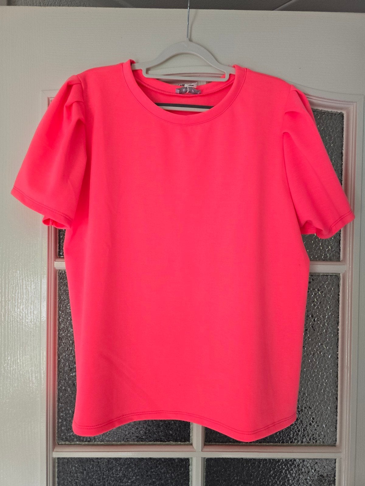 Nieuw shirt neon roze 40 42 44, Kleding | Dames, Maat 42/44 (L), Nieuw, Ophalen of Verzenden, Korte mouw