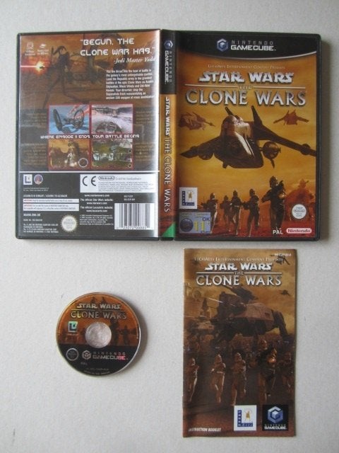 Star Wars Clone Wars Nintendo Gamecube, Spelcomputers en Games, Games | Nintendo GameCube, Avontuur en Actie, Gebruikt, 1 speler