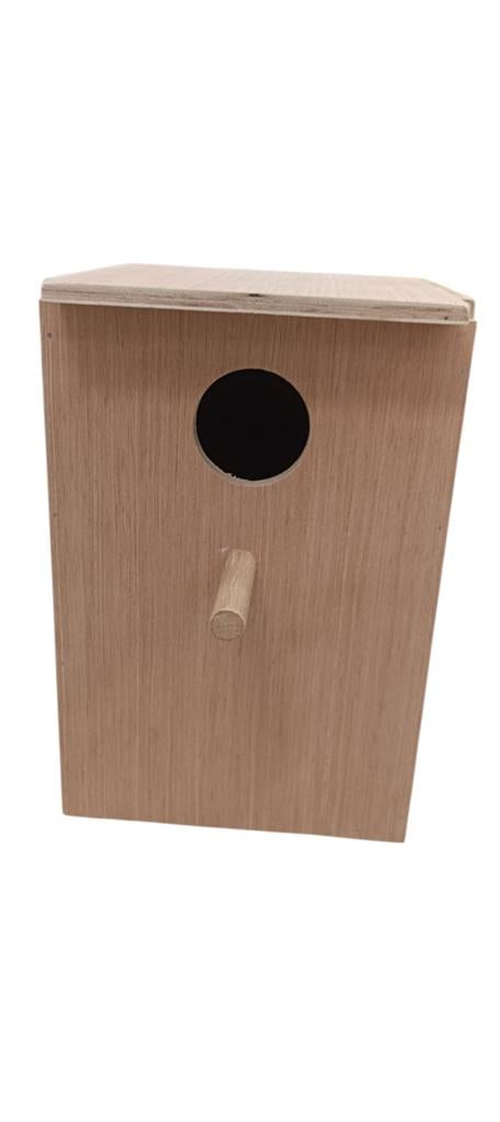 Nestblokken voor parkieten, grote parkieten en agapornide, Ophalen of Verzenden, Nieuw, Hout, Broedkooi of Kweekkooi