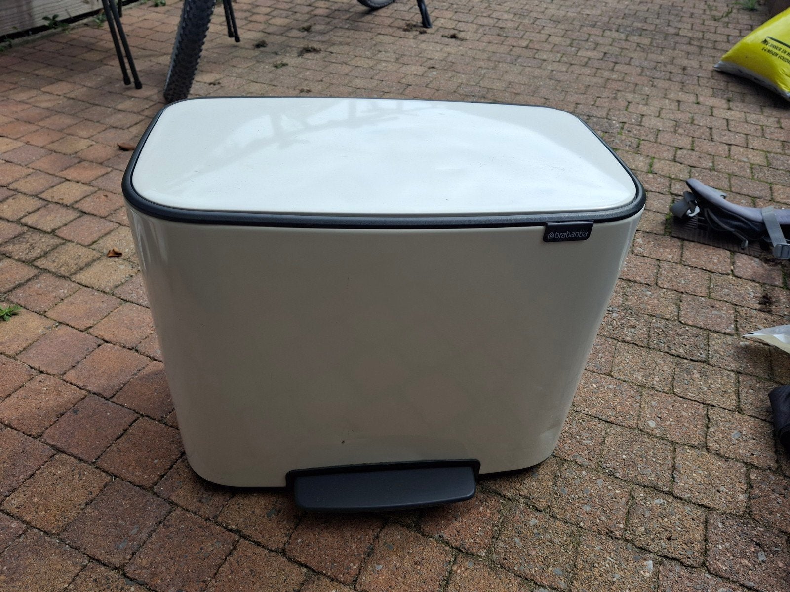 Brabantia Bo Touch Bin 3x11L, Ophalen, 50 – 75, Gebruikt, Met pedaal