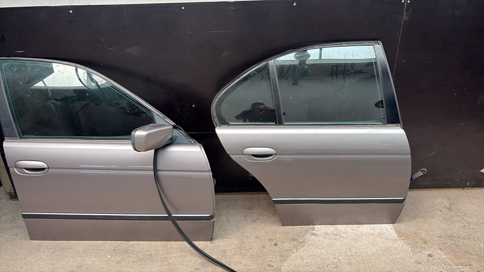 BMW E39 Deuren Aspensilber Metallic, Auto-onderdelen, Ophalen, Gebruikt, Deur, Voor