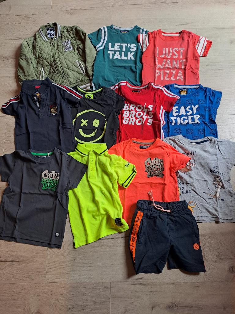 Zomer kledingpakket jongen maat 104 / 110, Ophalen of Verzenden, Gebruikt