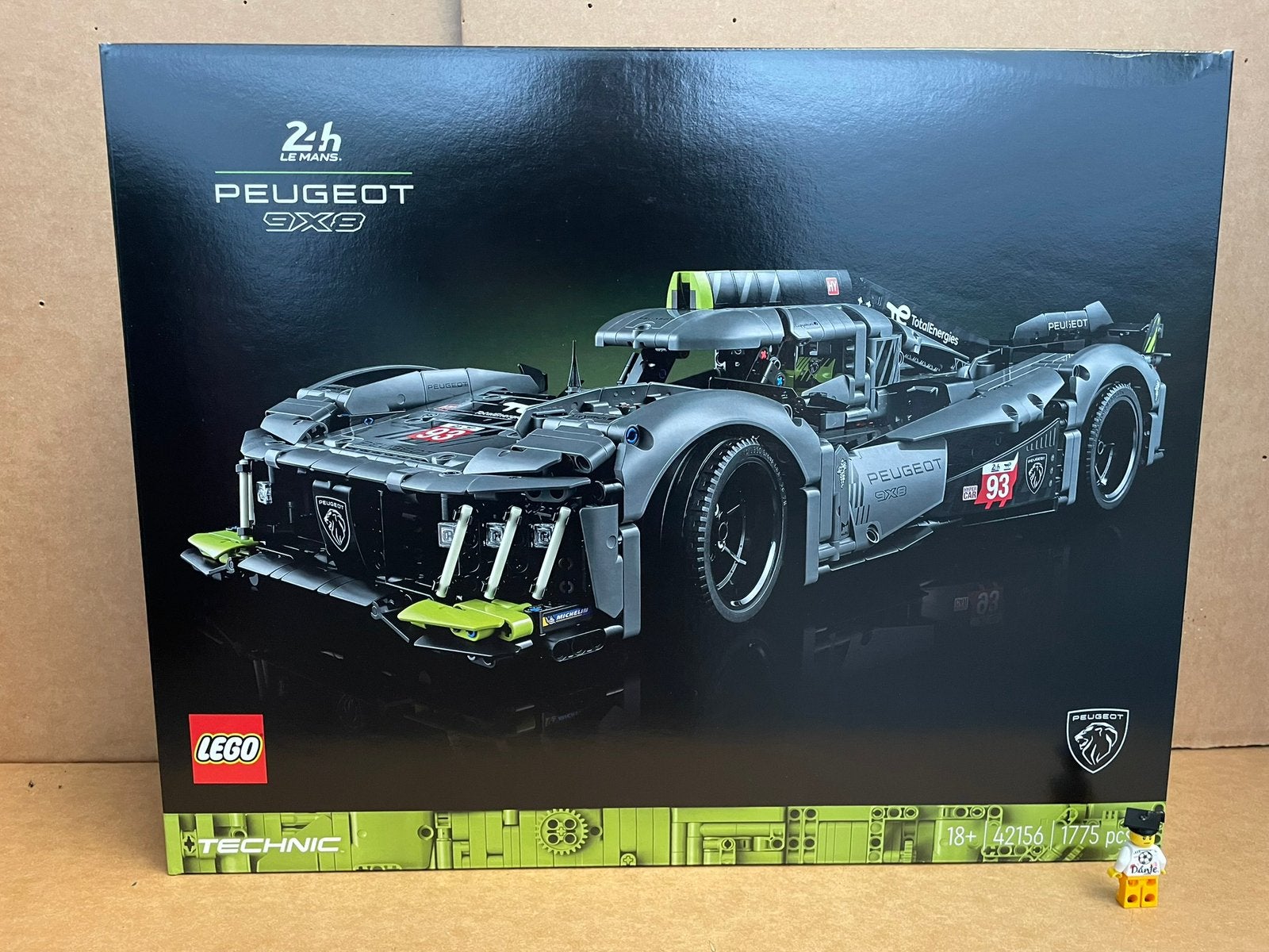 Lego set 42156 Technic Peugeot 9x8 24 mans hybrid hypercar, Lego, Nieuw, Ophalen of Verzenden, Technic