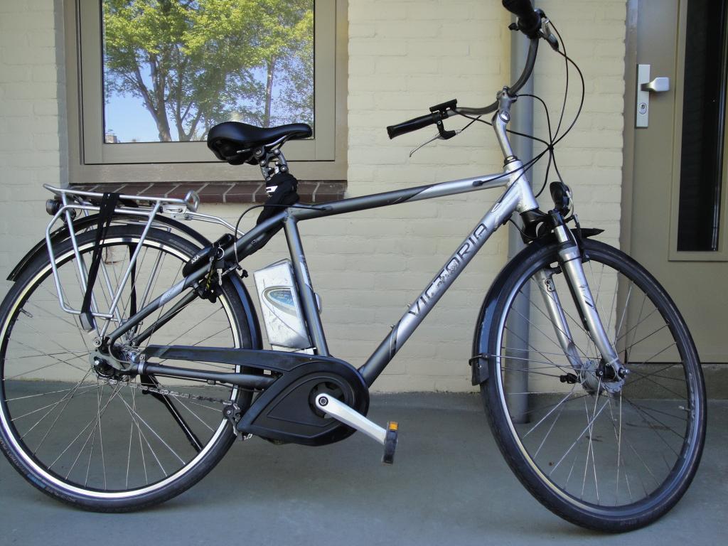 Heren fiets Victoria met Midden motor, Fietsen en Brommers, Elektrische fietsen, Gebruikt, 55 tot 59 cm, 30 tot 50 km per accu