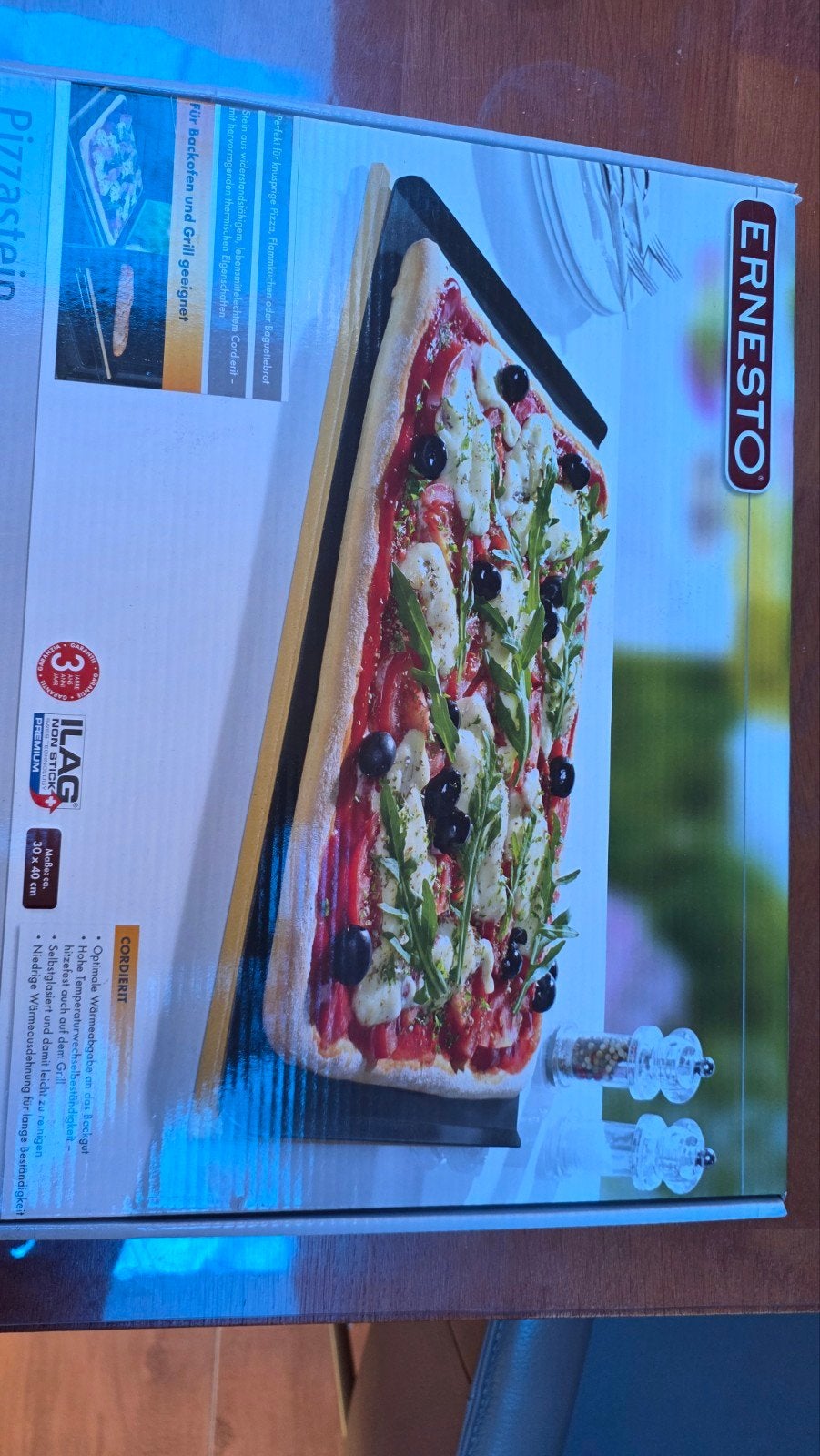 Pizzasteen 30x40cm nieuw, Ophalen of Verzenden, Nieuw