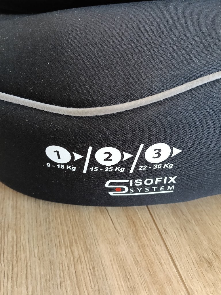 Autostoel groep 1,2,3 met isofix, 15 t/m 36 kg, Zijbescherming, Zo goed als nieuw, Isofix