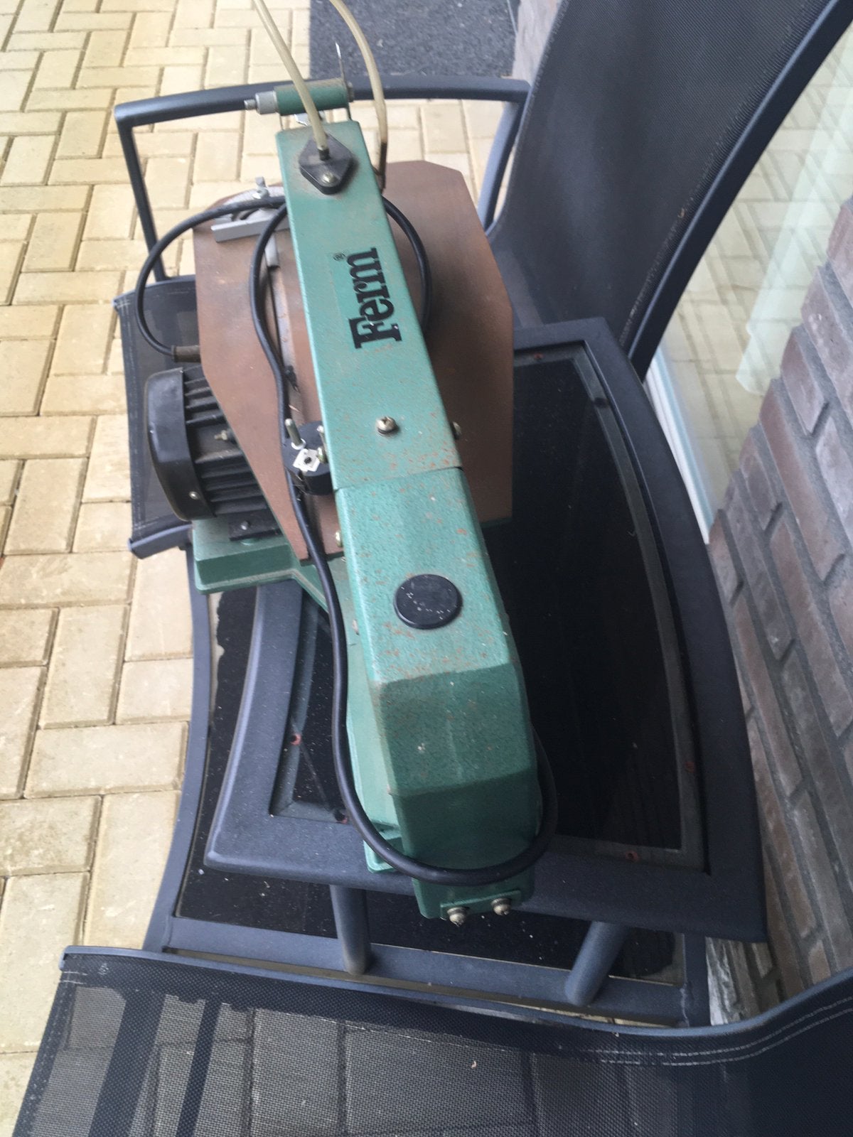 Ferm zaagmachine, Ophalen, Zo goed als nieuw