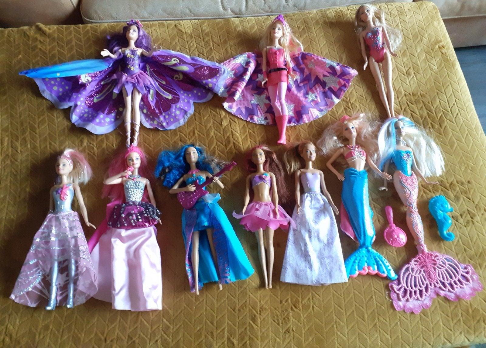 Barbie film popster,  fairy's, zeemeermin, Ophalen of Verzenden, Gebruikt, Pop
