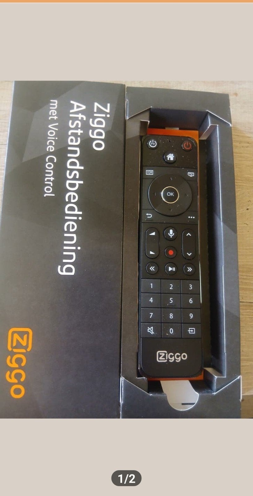 Nieuwe Ziggo Afstandsbediening met Voice Control - Geseald, Ophalen of Verzenden, Nieuw, Origineel, Tv