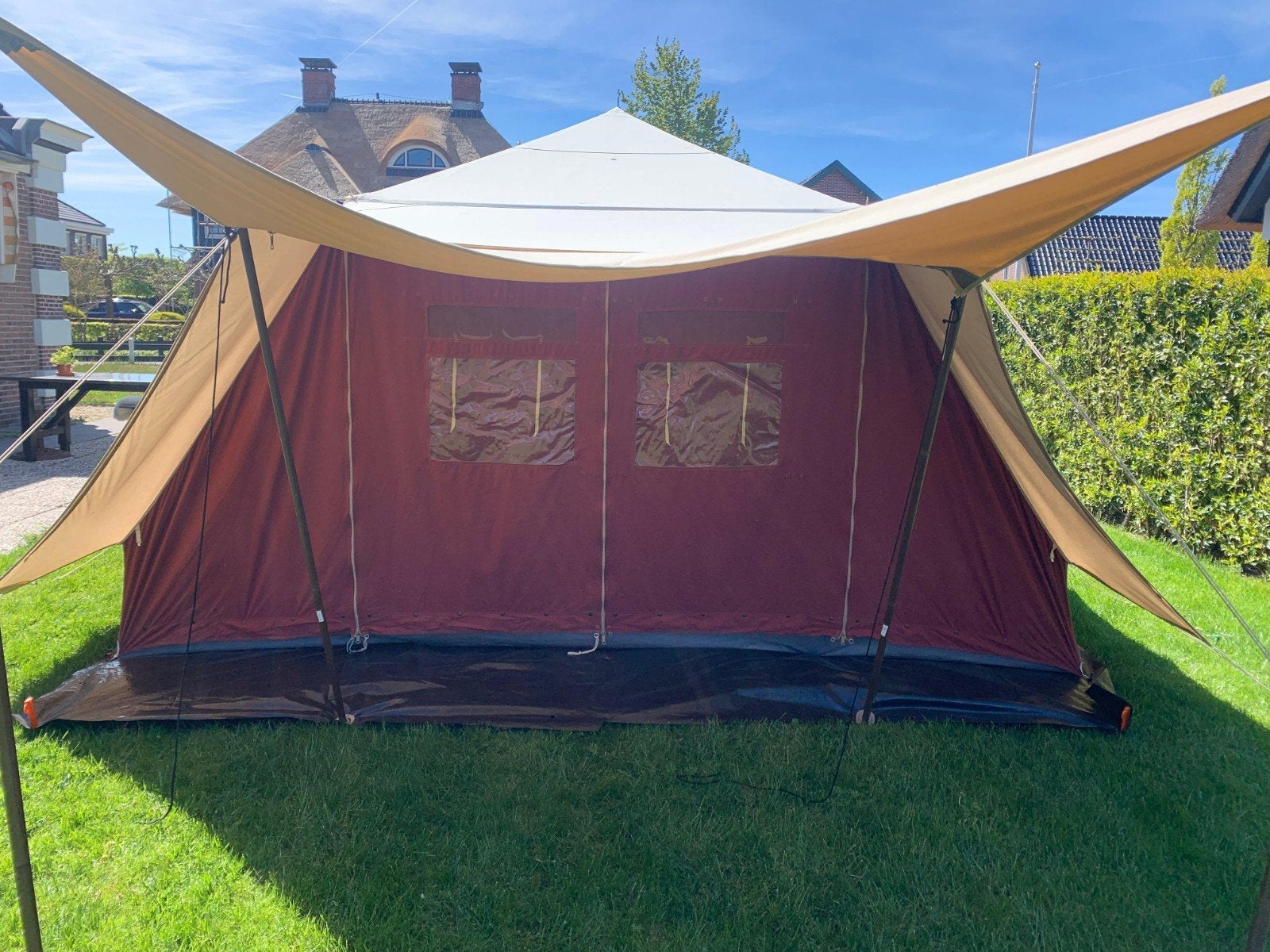 De Waard tent, Ophalen, Gebruikt