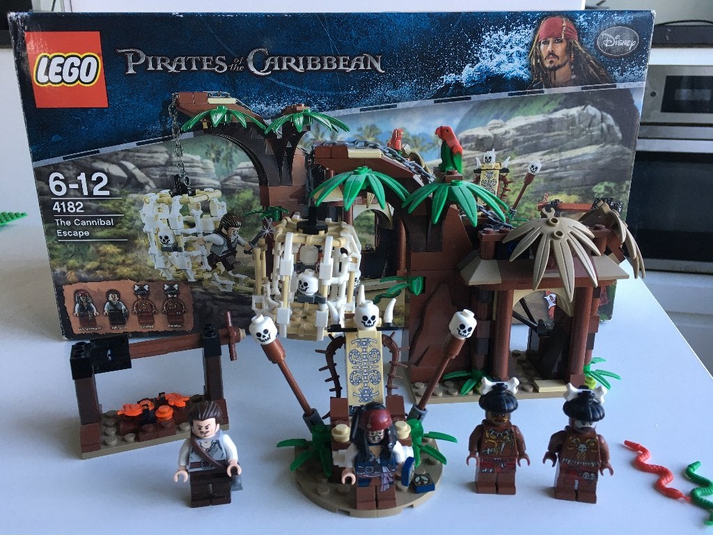 LEGO Pirates Of The Caribbean - The Cannibal Escape 4182, Kinderen en Baby's, Speelgoed | Duplo en Lego, Gebruikt, Overige thema's
