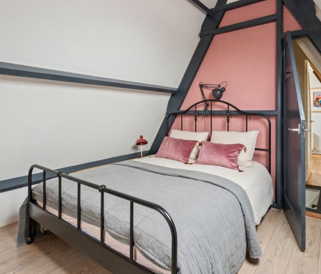 Ikea Sagstua bedframe 160x200 met lattenbodems, Huis en Inrichting, Ophalen