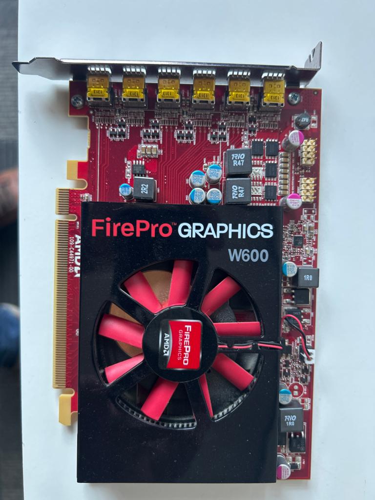AMD FirePro W600 professionele videokaart, Computers en Software, Videokaarten, Gebruikt, AMD, PCI-Express 3.0, GDDR5, DisplayPort