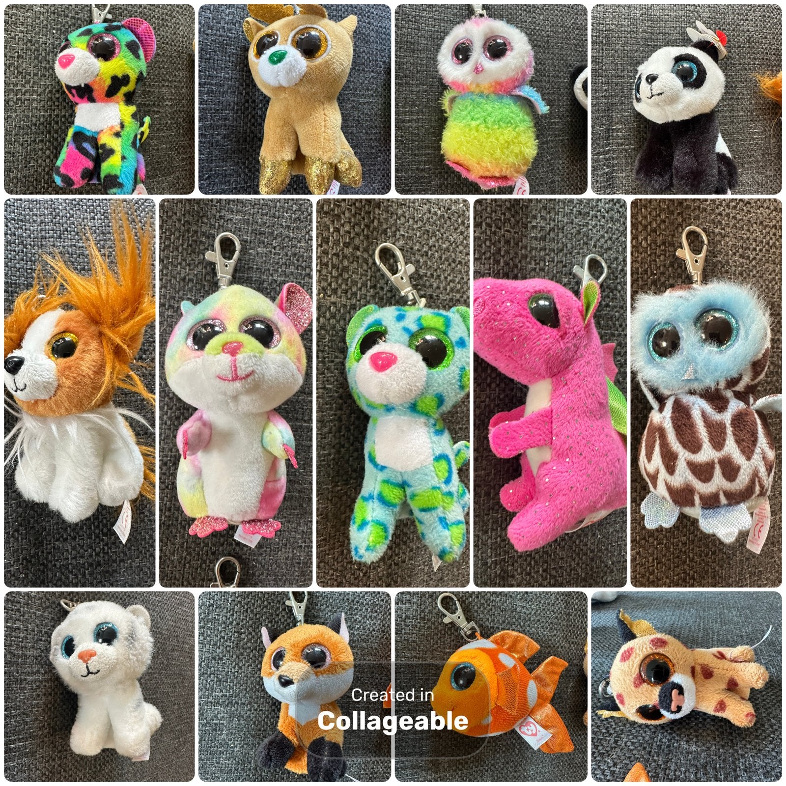 Beanie Boo sleutelhangers, Overige karakters, Overige typen, Ophalen of Verzenden, Zo goed als nieuw