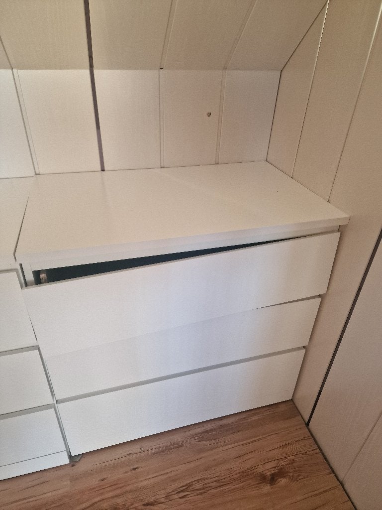 IKEA Malm Ladekast met 3 Laden, Ophalen, Gebruikt, 50 tot 100 cm, 3 of 4 laden