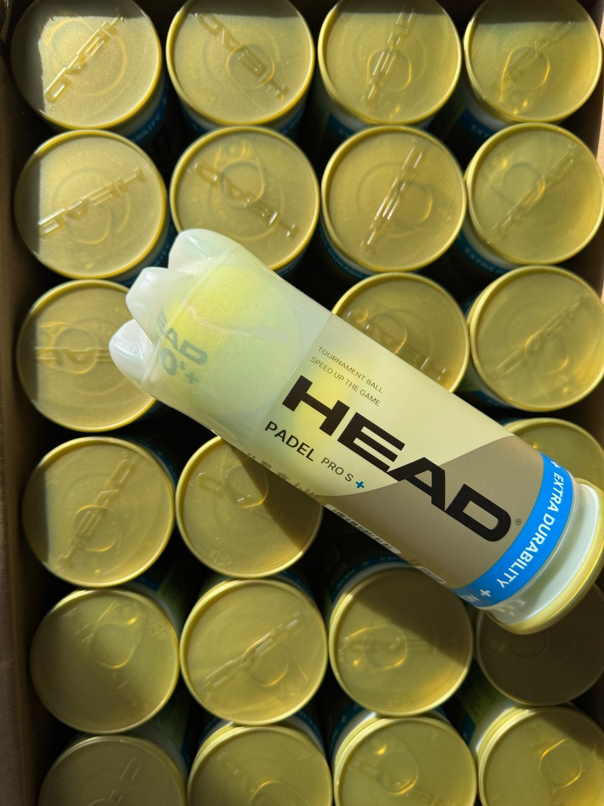 10 kokers Head Padel Pro S+ ballen (30 ballen), Ophalen of Verzenden, Nieuw, Ballen, Head