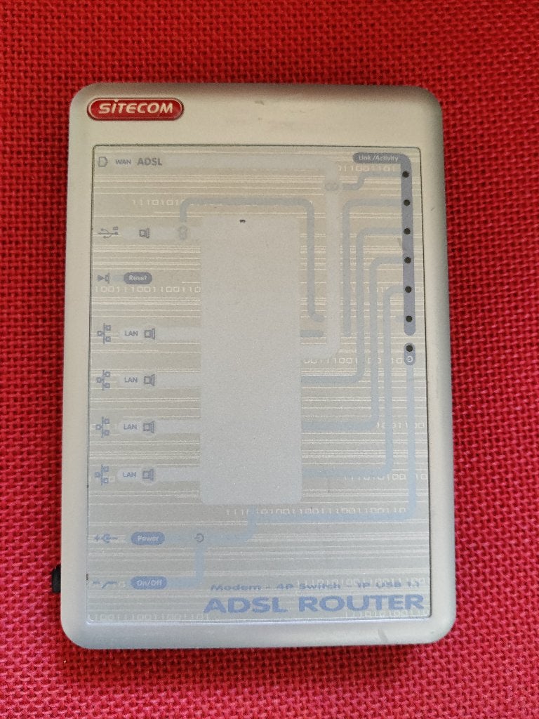 Sitecom ADSL Router - Extern, Telecommunicatie, ISDN en ADSL, Ophalen of Verzenden, Gebruikt