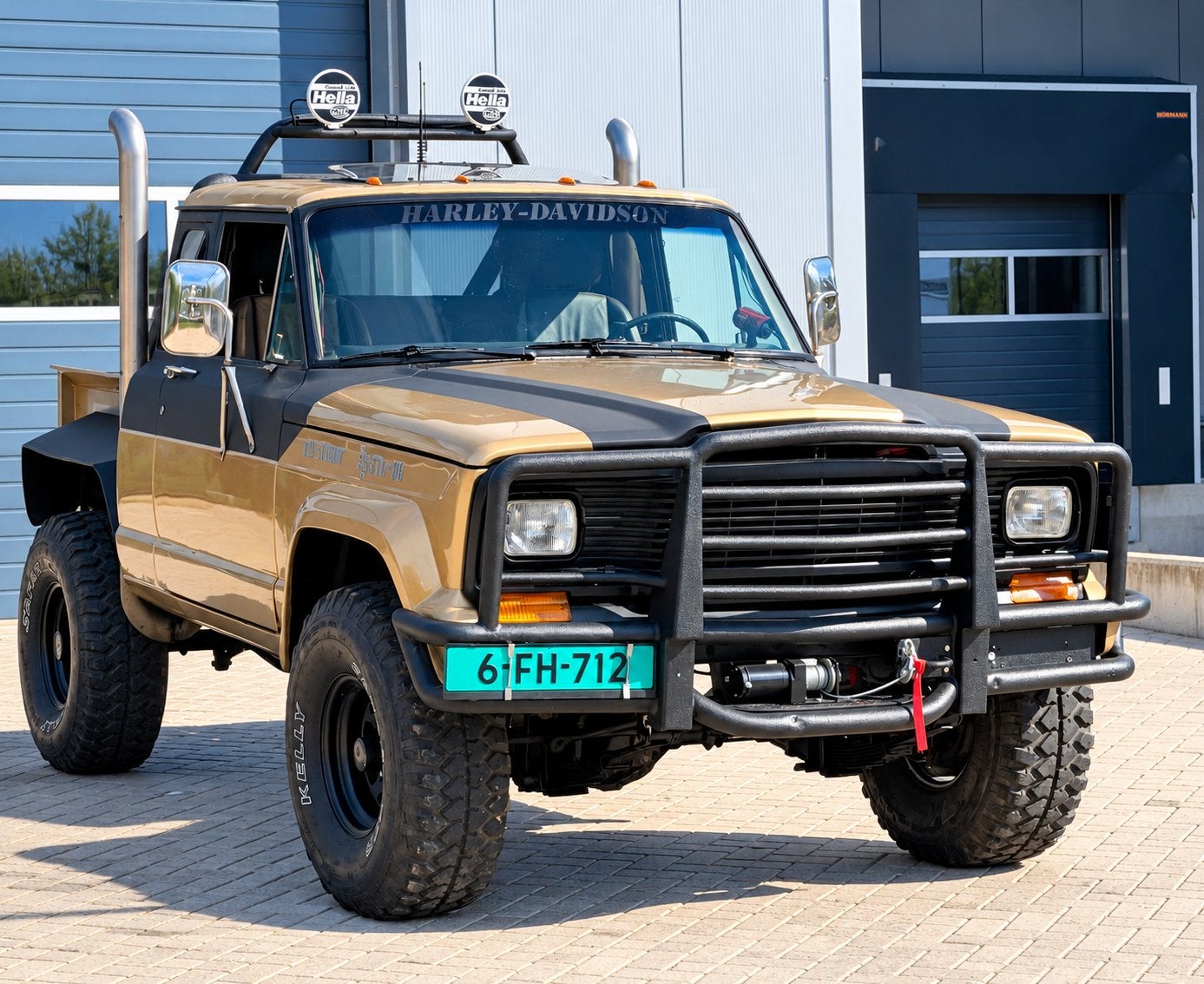 ‼️JEEP CHEROKEE CHIEF 5.9 V8 PICK UP LTD 4X4 BELASTINGVRIJ‼️, Auto's, Automaat, Bruin, 2500 kg, Leder