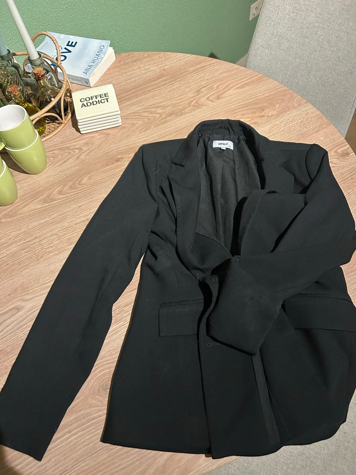 ONLY Zwarte Blazer - Maat 36 (S), Zwart, Ophalen of Verzenden, Zo goed als nieuw, Jasje