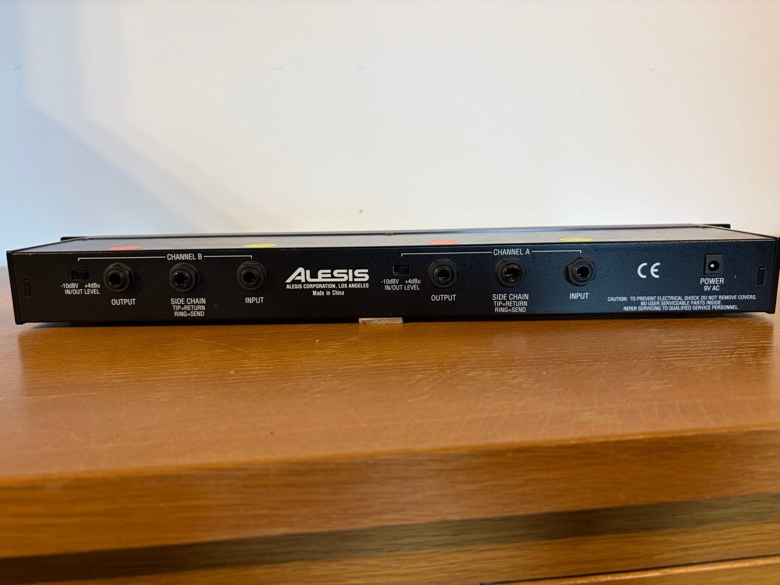 Alesis 3630 Compressor RMS/Peak Dual Channel Limiter Gate, Ophalen of Verzenden, Gebruikt, Compressor