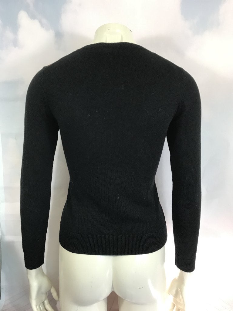 Mexx wiebertjes trui zwart rood maat XS (1C2), Tweedehands verkoop, Tweedehands verkoop, Ophalen of Verzenden, Maat 34 (XS) of kleiner