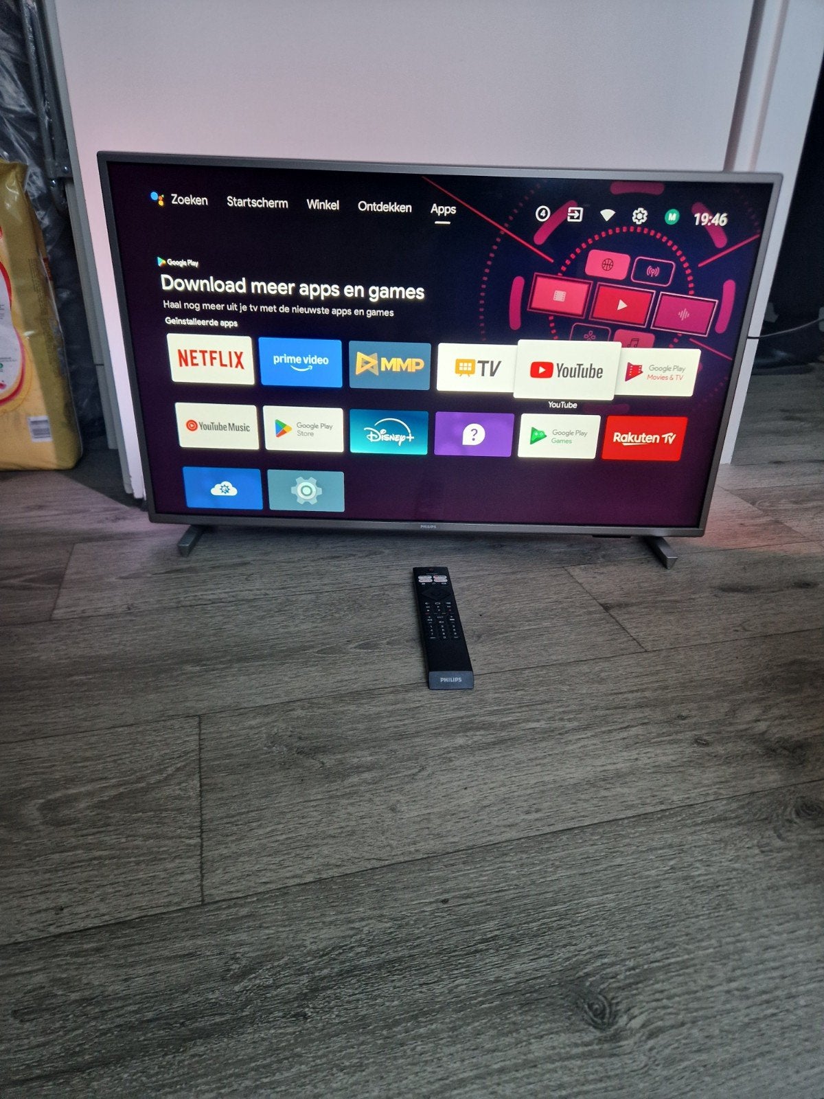 Philips Smart TV met Ambilight en Afstandsbediening, Ophalen, Philips, 50 Hz, 80 tot 100 cm