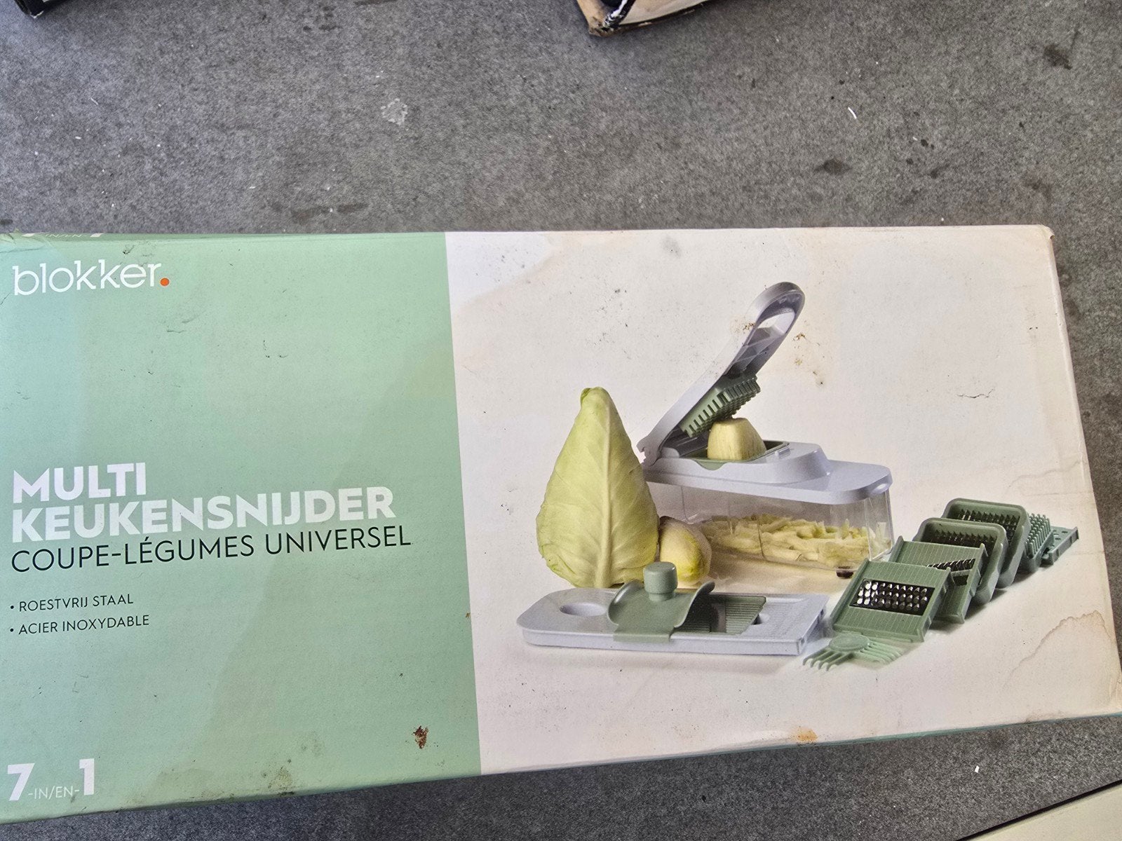Blokker Multi Keukensnijder - Roestvrij Staal, Ophalen, Nieuw