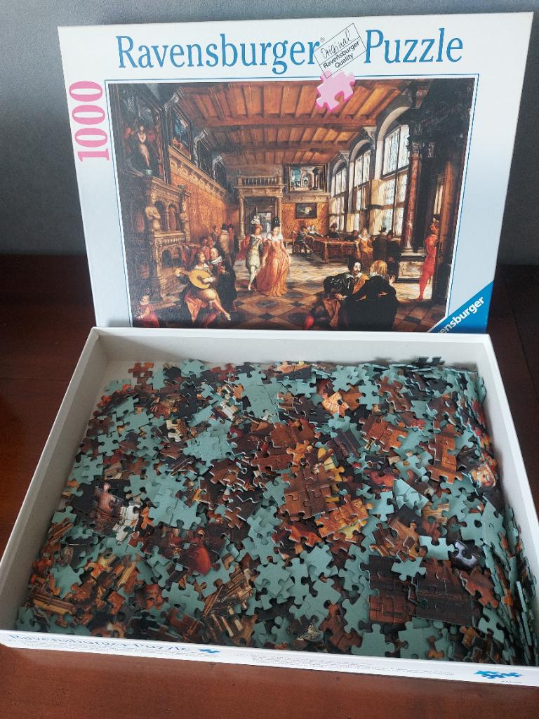 6 Verschillende puzzels van kunstobjecten 1000 stukjes, Ophalen of Verzenden, 500 t/m 1500 stukjes, Nieuw, Legpuzzel
