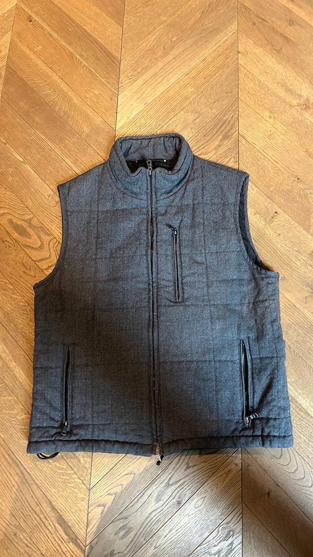 Hackett London Vest, Size L, Ophalen of Verzenden, Zo goed als nieuw, Maat 52/54 (L), Grijs