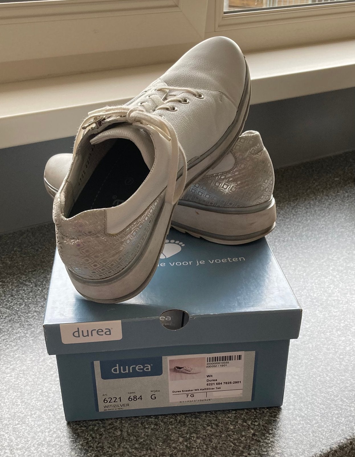 Durea dames schoenen, Kleding | Dames, Ophalen, Wit, Sneakers of Gympen, Zo goed als nieuw