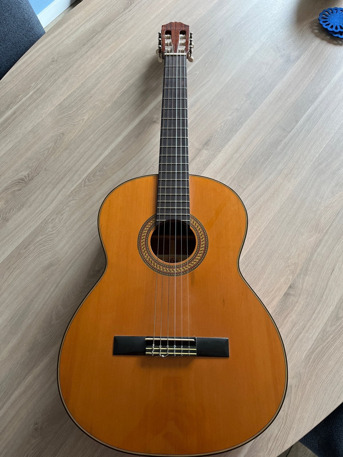 Aria AC-8 Concert Gitaar - Made in Japan, Ophalen, Gebruikt, Klassieke of Spaanse gitaar