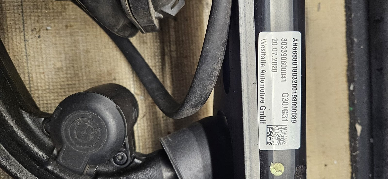 Elektrische trekhaak bmw G30/31, Ophalen, Gebruikt
