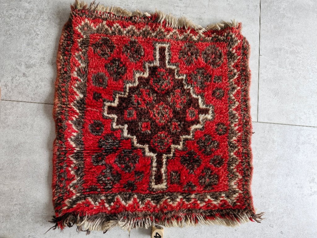 Perzisch kleed, vintage, Gebruikt, 54 cm, Ophalen of Verzenden, 60 cm