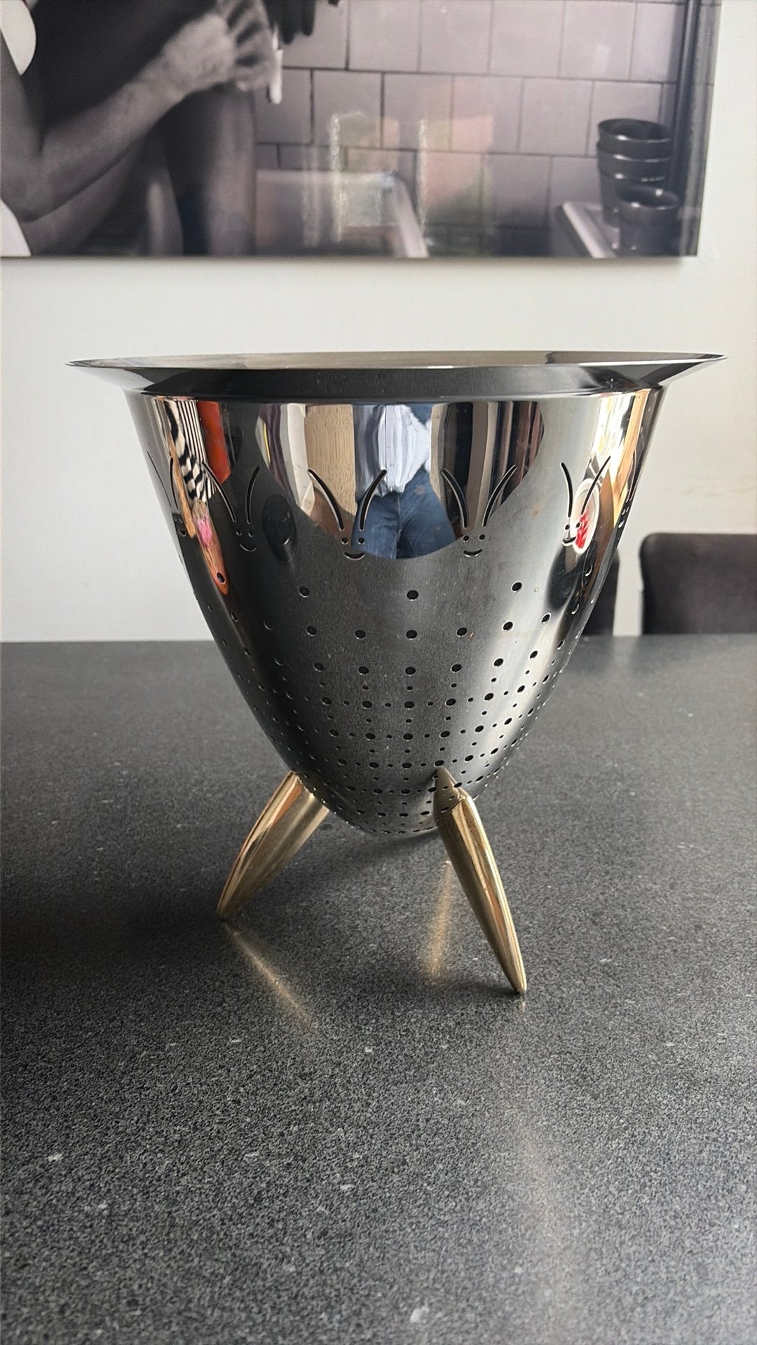 Alessi  met konijnen, RVS, zo goed als nieuw, Ophalen, Overige typen, Zilver, Zo goed als nieuw