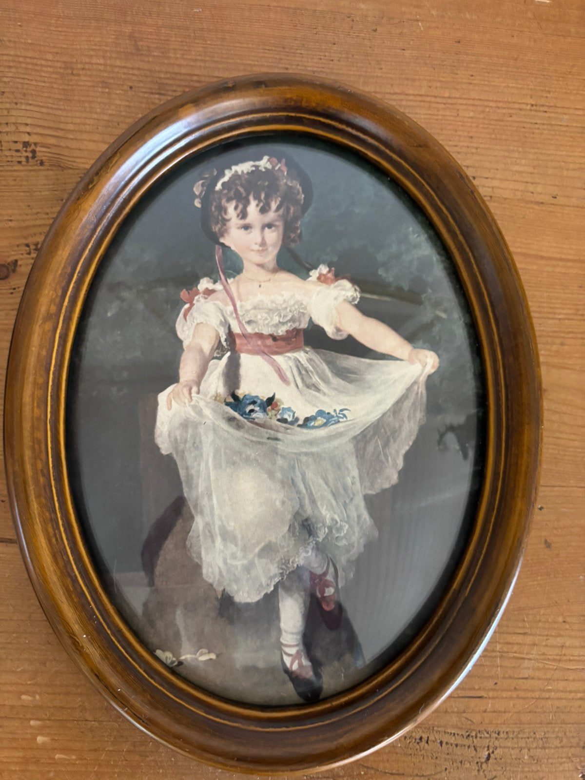 Reproductie “Miss Louisa Murray”- Sir Thomas Lawrence, Ophalen of Verzenden, Gebruikt