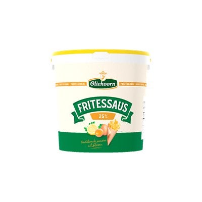 Oliehoorn fritessaus 25 % emmer 10 Liter, Ophalen