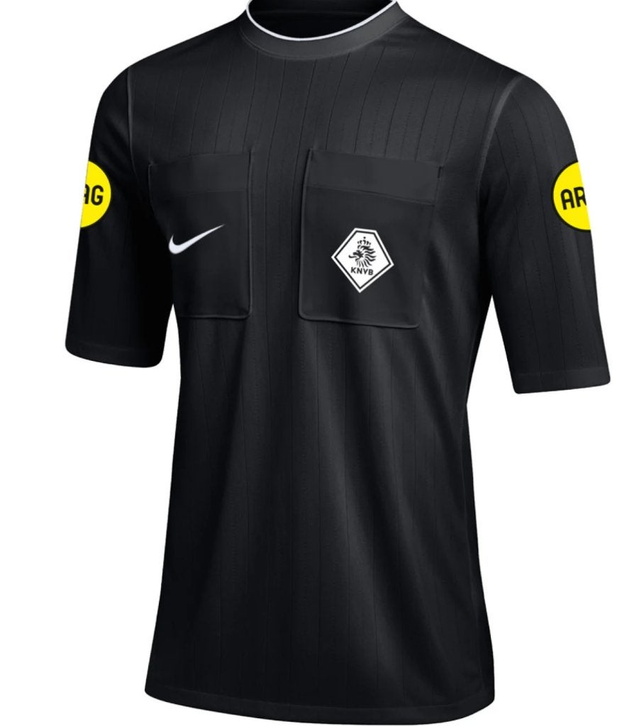 Nike KNVB Scheidsrechtersshirt Zwart (Maat L), Maat L, Verzenden, Zo goed als nieuw, Shirt