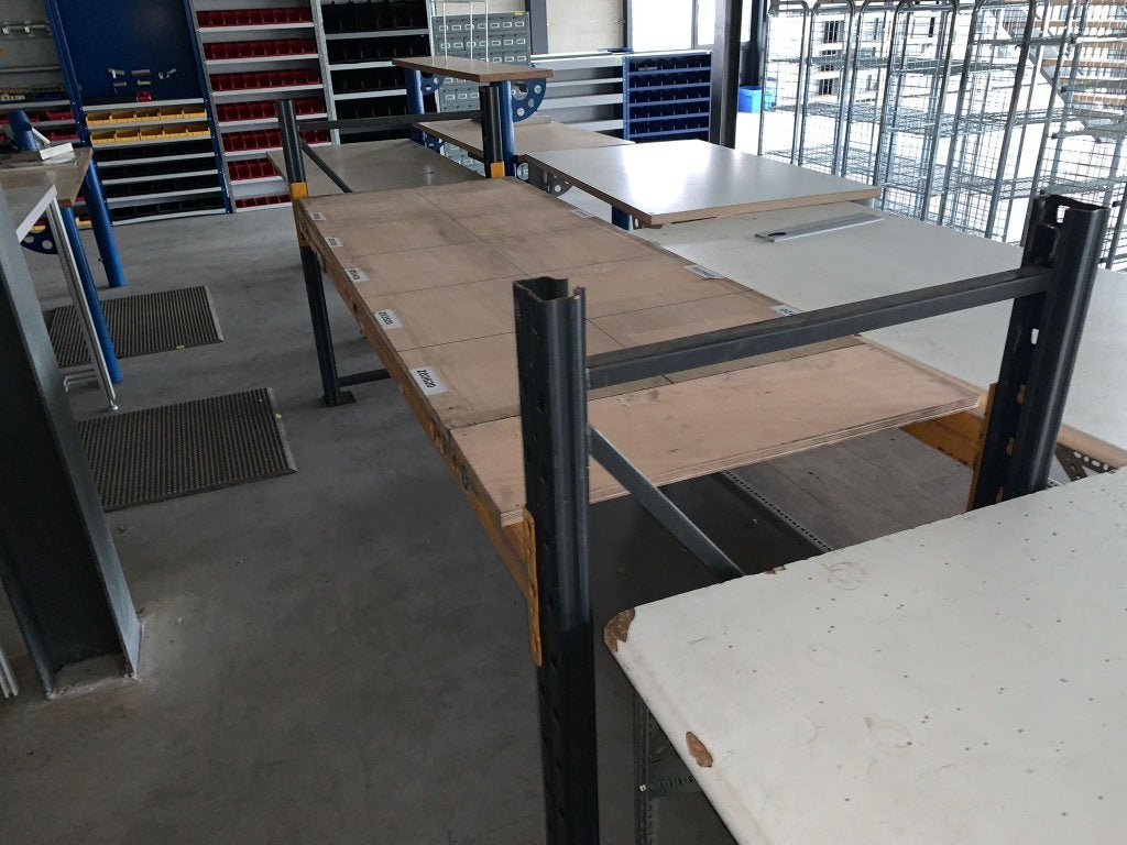 Werkbank, gebruikt, ihv, €145.00 ex p/st, Niet ingevuld, Niet ingevuld, Niet ingevuld