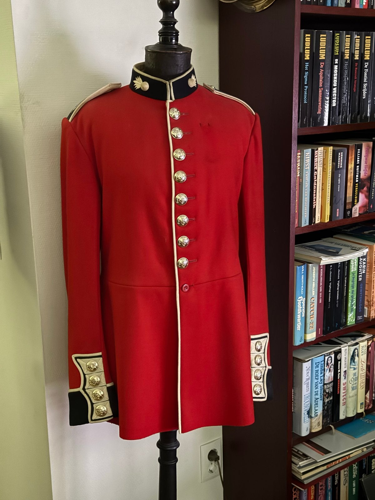Origineel Engels kostuum Nationale Garde, Ophalen of Verzenden, Landmacht, Engeland, Kleding of Schoenen