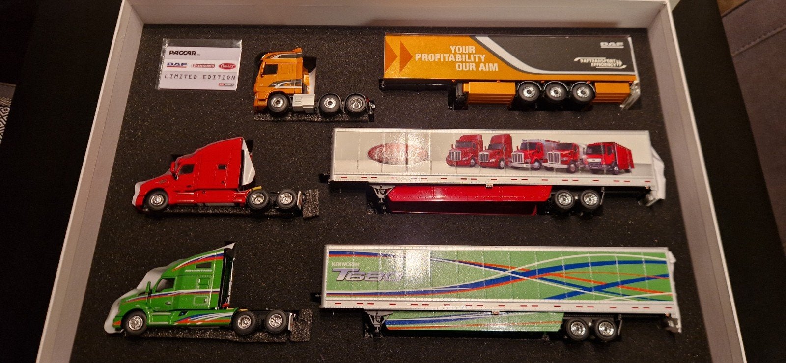 Wsi paccar set daf+kenworth+Peterbilt, Ophalen of Verzenden, Nieuw, Bus of Vrachtwagen, Wsi