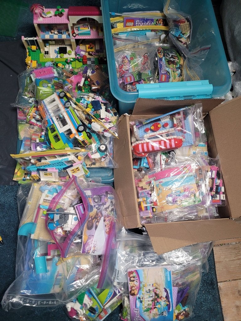 heel veel lego friends, 46 sets, partij, Ophalen of Verzenden, Gebruikt, Complete set, Lego