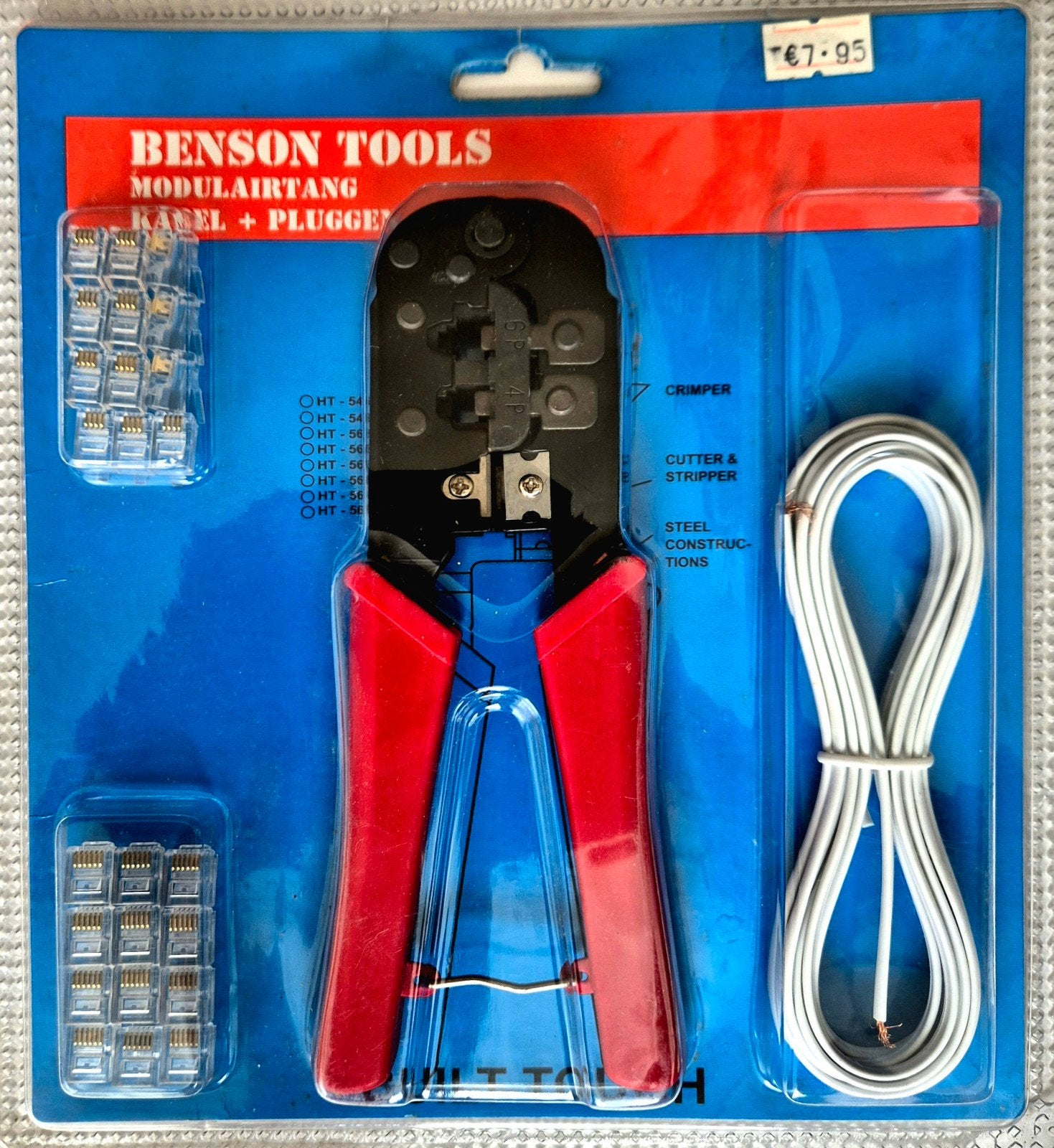 Nieuwe Benson Tools Modulairtang - RJ45/RJ11 Krimptang Set, Doe-het-zelf en Verbouw, Ophalen of Verzenden, Nieuw, Tang, Overige merken