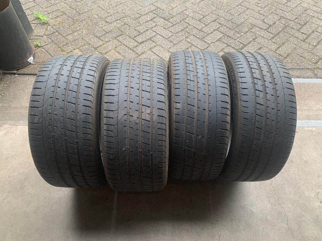 4X PIRELLI PZERO BANDEN 275 35 R19 + 245 40 R19 BREEDSET, 19 inch, Gebruikt, ., 275 mm